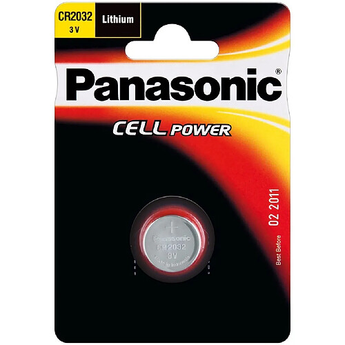 10 PILES CR2032 (DL2032) PANASONIC