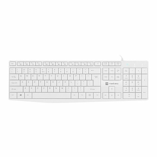 Clavier Natec NKL-1951 Blanc