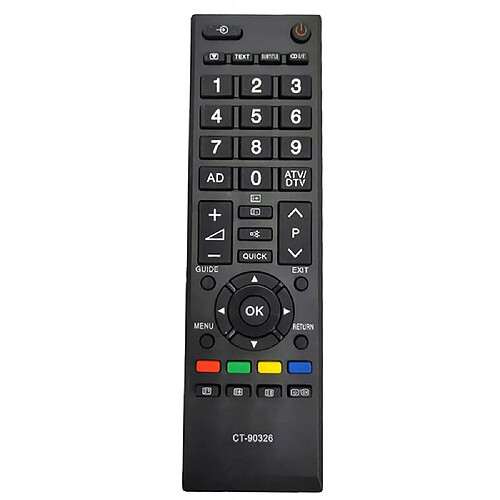 GUPBOO Télécommande Universelle de Rechange Pour Toshiba TV LED 3D intelligent CT-90380 CT-903