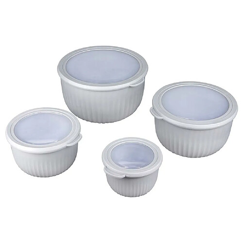 Cook Concept Boites de conservation gigognes en plastique (Lot de 4).