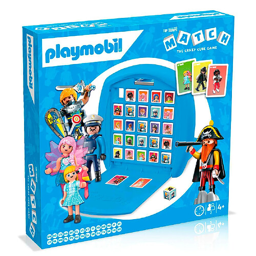 Winning Moves TOP TRUMPS - Playmobil Match Game [Multilingual]