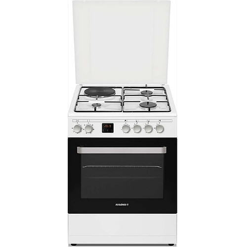 Cuisinière mixte a 60l 4 feux blanc - rge660cmwe - ROSIERES