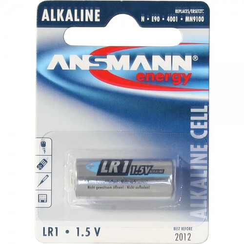 Alpexe Ansmann batterie 1,5V alcaline type LR1 (5015453)