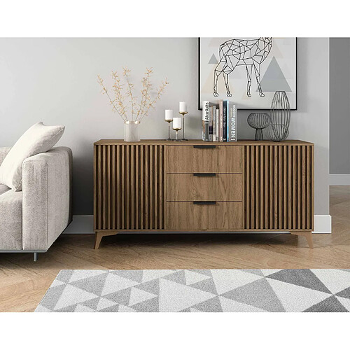 Bestmobilier Portmore - buffet bas - bois - 150 cm