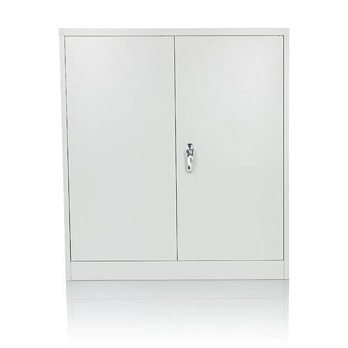 Armoire de classement COLOR AS 105 x 90 x 40 cm Métal gris lumière hjh OFFICE