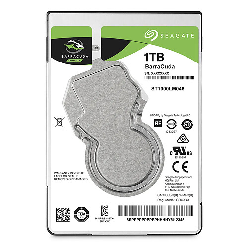 Seagate Technology Disque dur Seagate Barracuda 2,5" 5400 rpm