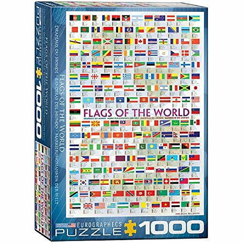 Eurographics Drapeaux du monde Puzzle (1000 piAces) (6000-0128)