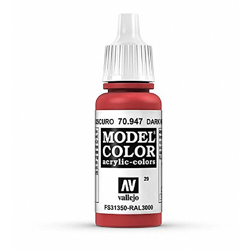 Vallejo Acrylic Paint Vermillion