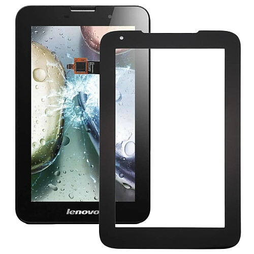 Wewoo Pièce détachée pour Lenovo IdeaTab A1000L noir Digitizer écran tactile (seul sans le LCD)