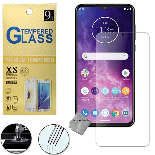 Htdmobiles Film de protection vitre verre trempe transparent pour Motorola One Zoom