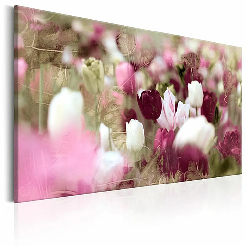 Paris Prix Tableau Imprimé Meadow of Tulips 60 x 90 cm