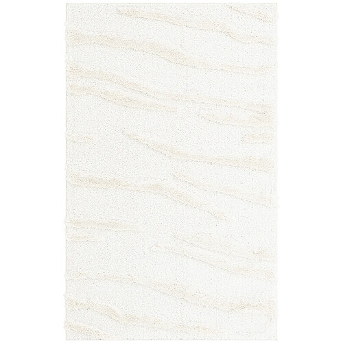 Hadorn Tapis shaggy 185x125 Blanc Thun Tribus