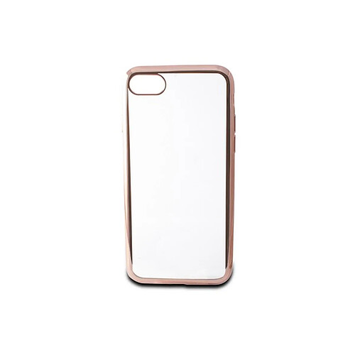 Uknow Protection pour téléphone portable Iphone 7/8 Contact Flex Metal TPU Transparent Or rose Métallisé