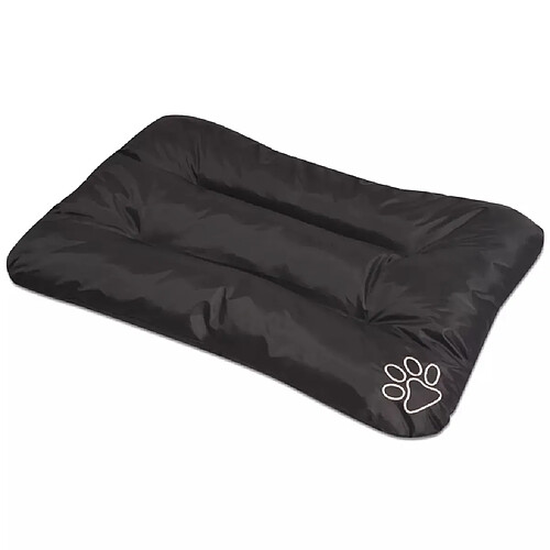 Helloshop26 Matelas pour chiens 90 x 60 x 8 cm noir 02_0001595