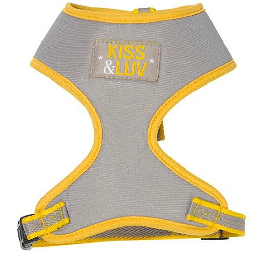 Bobby Cute Harnais Large pour Chien Jaune Taille L