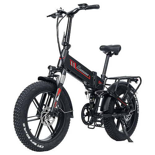 Vélo électrique RANDRIDE YX20M Moteur 1000 W Roues en alliage