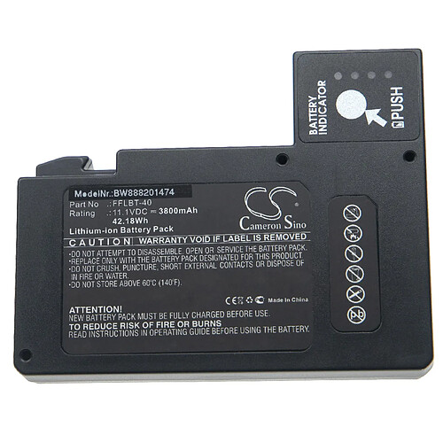 vhbw Batterie remplacement pour INNO FFLBT-40 pour soudeuse (3800mAh, 11,1V, Li-ion)