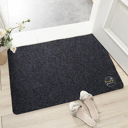 LUUCOZK Tapis de porte d'entrée antidérapant pour entrée intérieure – Fleur-60x90cm