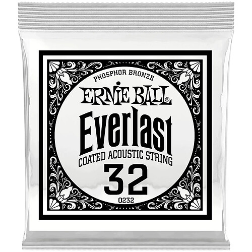 10232 Everlast Coated Phophore Bronze 32 Ernie Ball