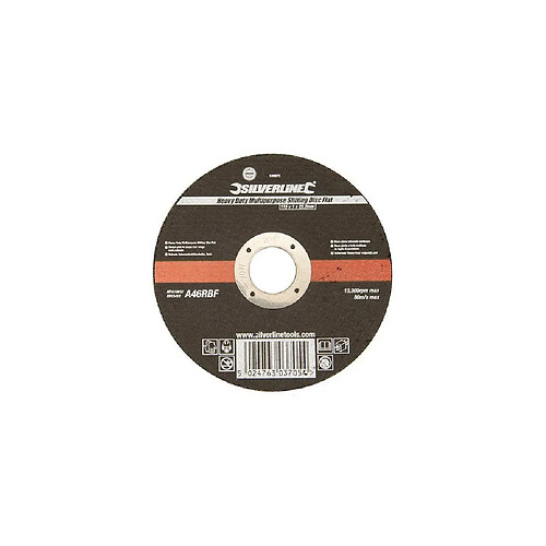 Disque à tronçonner multi-usage ""PRO"" D.115 x 1 x 22,23 mm - 103672 - Silverline