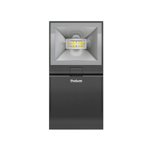 projecteur à led - theleda s - 10w - noir - theben 1020722