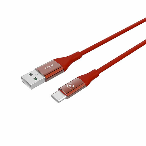 Câble Micro USB Celly USBTYPECCOLORRD Rouge 1 m