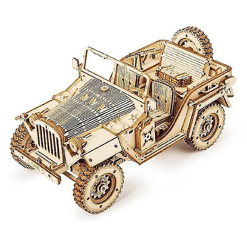 Universal Retro Diy Mothable Mothable Army Jeep Wooden Puzzle Game Toy Gift For Children Teens Adult | Puzzles