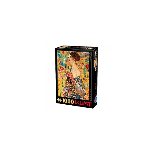 D-Toys Puzzle Klimt Femme a l'eventail 1000 pieces