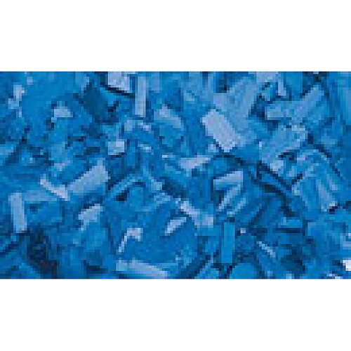 Confettis Rectangle 55 x 17mm Bleus Showtec