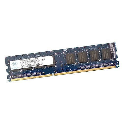 4Go RAM PC Bureau NANYA NT4GC64B88B1NF-DI DDR3 PC3-12800U 1600Mhz 1Rx8 CL11 · Occasion