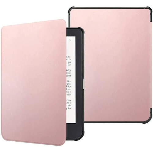 Power Direct Housse Kobo Clara HD Etui, Coque Support Clara HD - Or Rose