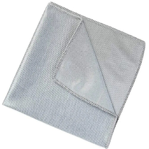 Wewoo 10 PCS chiffon de nettoyage en verre microfibre non marquanttaille 40x60cmgris