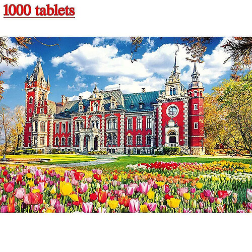 Universal Puzzle 1000 pièces Puzzle Adulte Enfant Puzzle éducatif Jouet Château