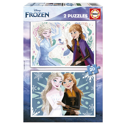 Educa Borras Puzzle Reine des Neiges 2 x 20 pcs