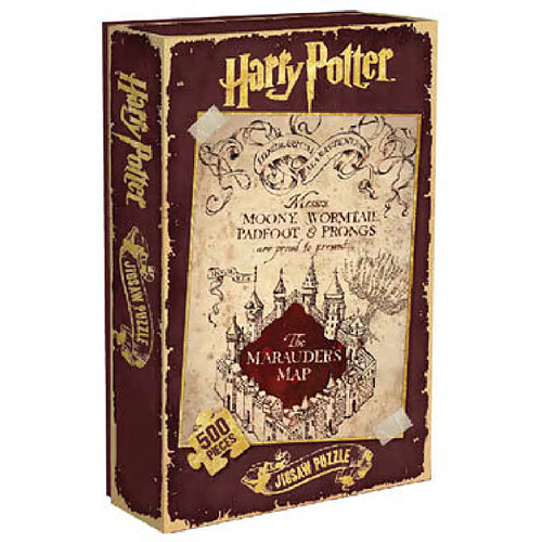 Half Moon Bay Puzzle - Harry Potter Puzzle carte du Marauder