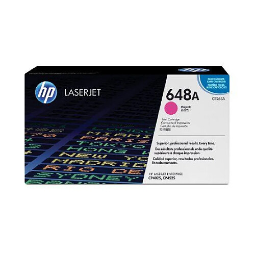 HP CE263A Cartouche de toner Magenta 11000 pages ColorSphere