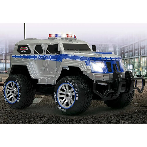 JAMARA Véhicule blindé de police télécommandé Monstertruck 1:12