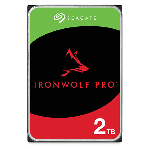 Seagate Technology Disque dur Seagate IronWolf Pro ST2000NT001 3,5" 2 TB