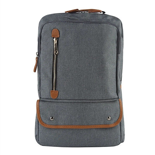 Wewoo Sacoche pour ordinateur portable gris MacBook 15,6 pouces et moins, Samsung, Lenovo, Sony, DELL Alienware, CHUWI, ASUS, HP Sac à dos, taille: 43x29x13cm, à bandoulière à universel multifonctions