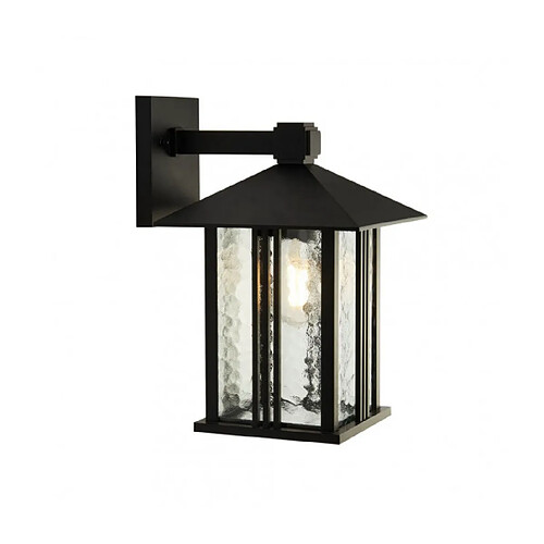 Searchlight Lanterne de jardin Venice Verre d'Aluminium Verre 1 ampoule 35,5cm