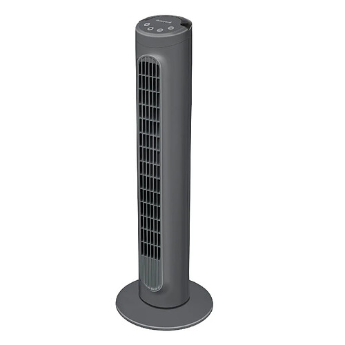 Ventilateur colonne 80 cm 36w 3 vitesses gris - hyf1101e4 - HONEYWELL