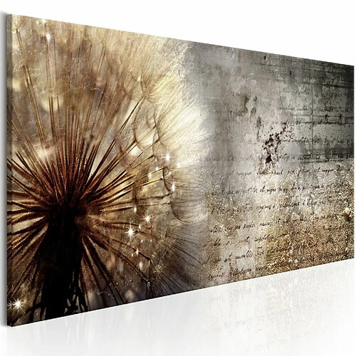 Paris Prix Tableau Imprimé Dandelion on Concrete 50 x 150 cm