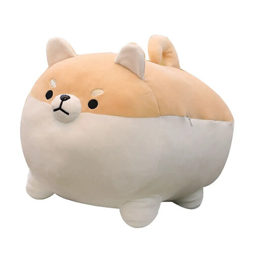 Universal 50cm mignon shiba chien peluche peluche doux kawaii animal dessin animé oreiller mignon cadeau enfant bébé enfant bonne qualité | peluche animal peluches (marron)