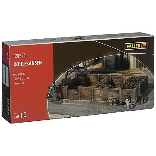 Faller 120254 Coal Bunkers W/Coal Ho Scale Building Kit