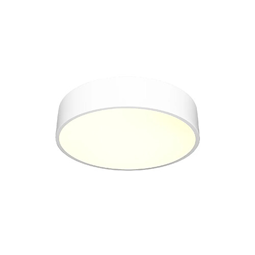 Plafonnier rond BILAC 1x40W LED 5390lm 3000K H9xP.40cm Blanc