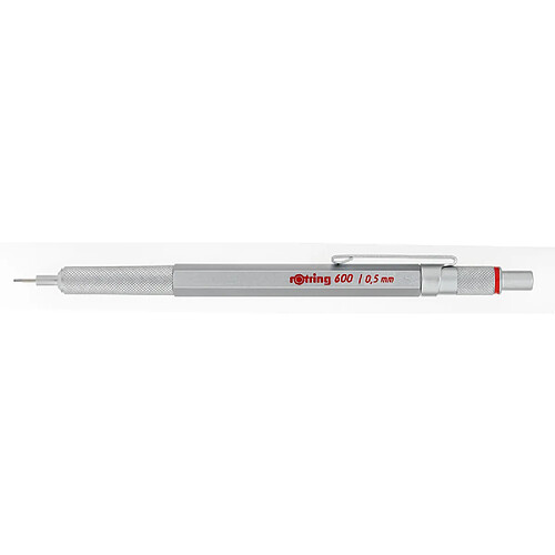 rotring Porte-mines 600, 0,5 mm, argent ()