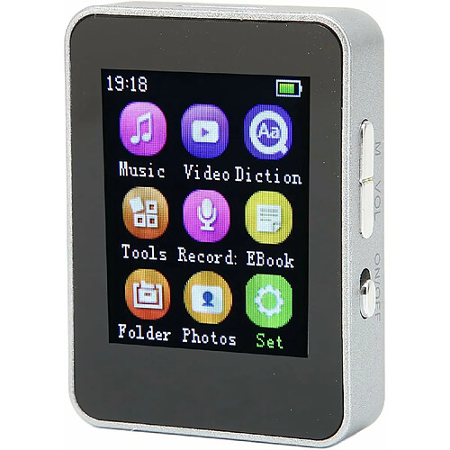 Vendos85 Lecteur Portable MP3/MP4 de 1,8 pouce avec Radio FM 16 go gris