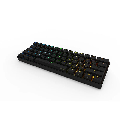 Universal Anne Pro2 mini portable 60% NKRO clavier mécanique RGB rétroéclairé sans fil Bluetooth clavier gaming câble amovible | clavier (boîte rouge)