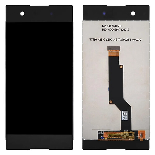 Wewoo Pour Sony Xperia XA1 LCD noir écran + tactile Digitizer Assemblée pièce détachée