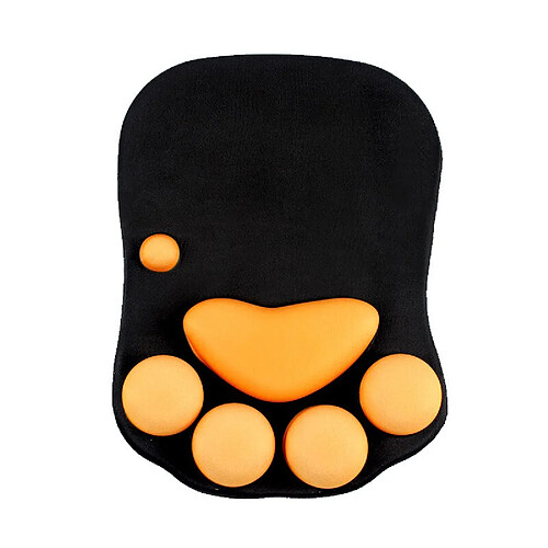 Universal Mignon chat griffes souris bureau silicone créatif tapis de poignet tapis de souris avec repos poignet tapis de souris noir